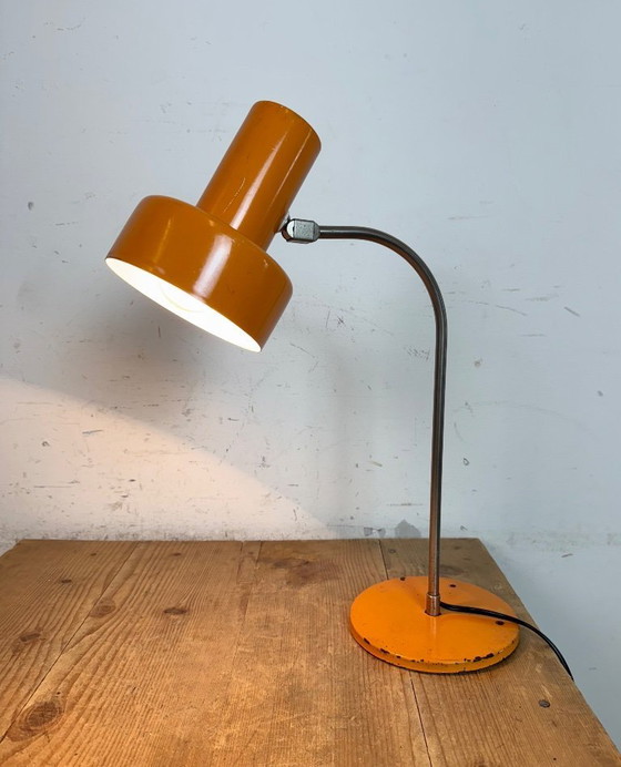 Image 1 of Vintage Orange Table Lamp , 1970s
