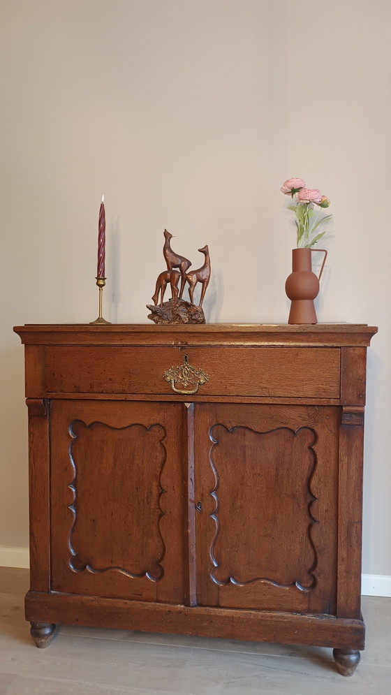 Image 1 of Antieke en authentieke Biedermeier penantkast | 1875