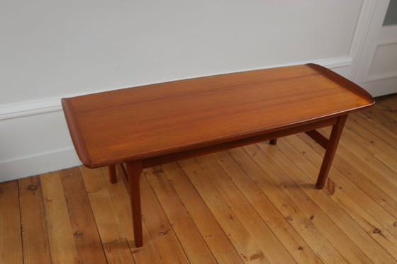 Vintage Scandinavische teakhouten salontafel, 1960 – Wood (photo 3 of 11)