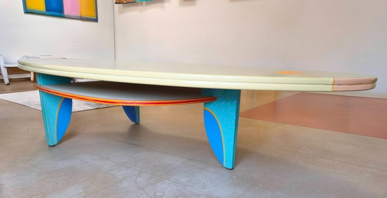 Image 1 of * Artistic Design Wall Cabinet and Matching Coffee Table *