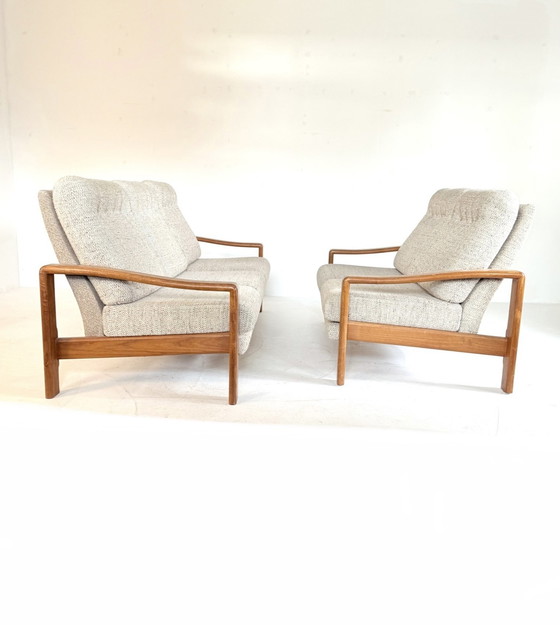 Image 1 of Set da soggiorno vintage a 2 e 3 posti EMC Møbler '70