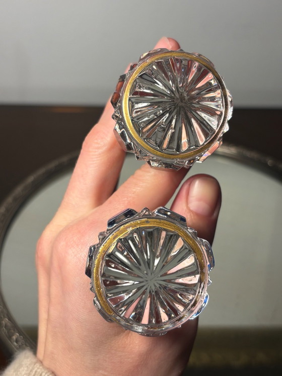 2 bouchons de carafe Baccarat Diamants Pierreries – Verres et carafes, Cristal (photo 11 of 13)