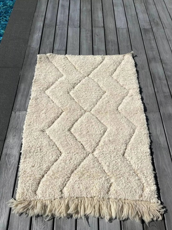 Weißer Berberteppich – Teppiche & Läufer, Wool, Cotton, Scandinavian (photo 5 of 7)