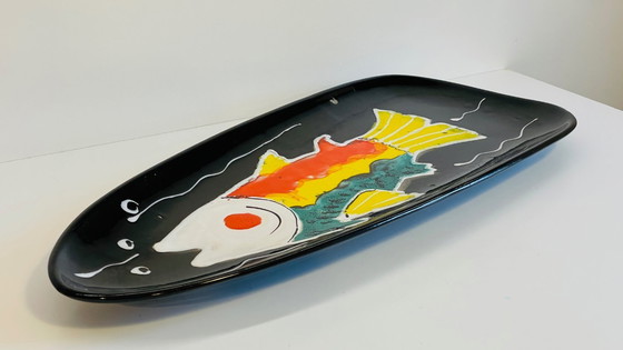 Image 1 of PIATTO XL Fabbrica di terracotta Niderviller Francia VINTAGE