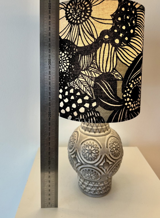 Image 1 of Upcycled table lamp on an MCM vase - wireless, suitable for balconies