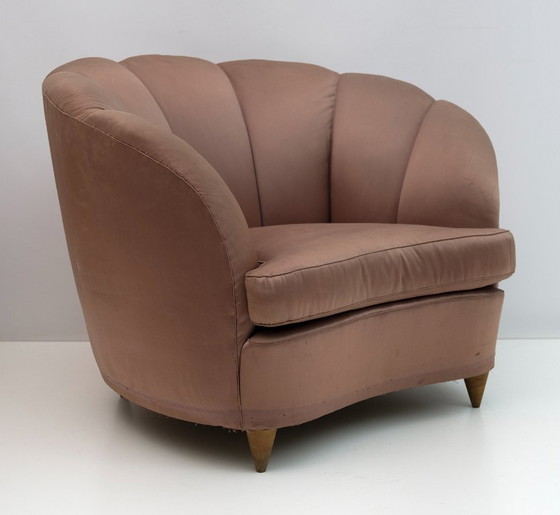 Image 1 of Gio Ponti Sillones Curvos Raros Italianos de Mitad de Siglo "Casa E Giardino" 1936, Pareja