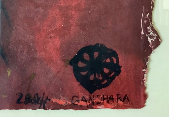Image 1 of Gerti Bierenbroodspot Sérigraphie « Gandhara » (XXL)