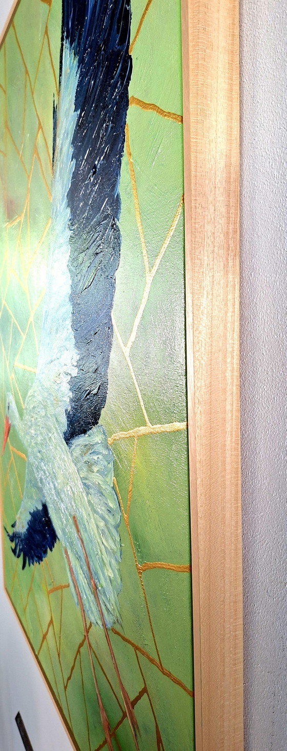 Manou Claire - Fly Bird Fly – Paintings & Drawings, Wood, Canvas (photo 3 of 5)