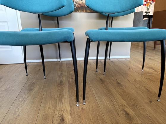Image 1 of 4 vintage postmodern tripod Lande Artifort chairs
