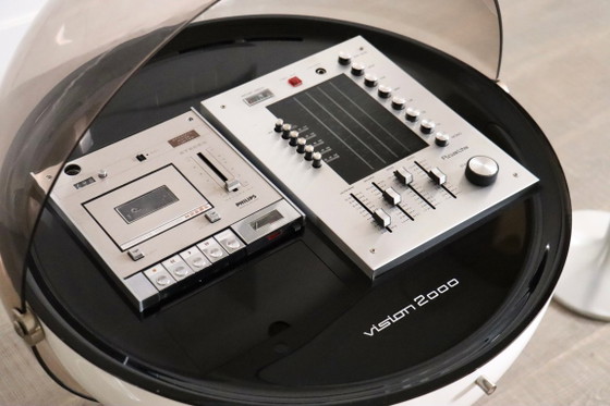 Image 1 of Système Hi-Fi Rosita Vision 2000, enceintes Grundig Audiorama, Thilo Oerke, années 1970