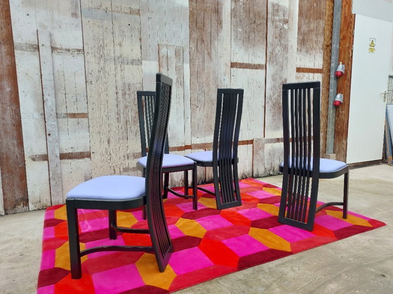 Image 1 of Sedie modello L4k 252 di Liberty, set di 4. Design