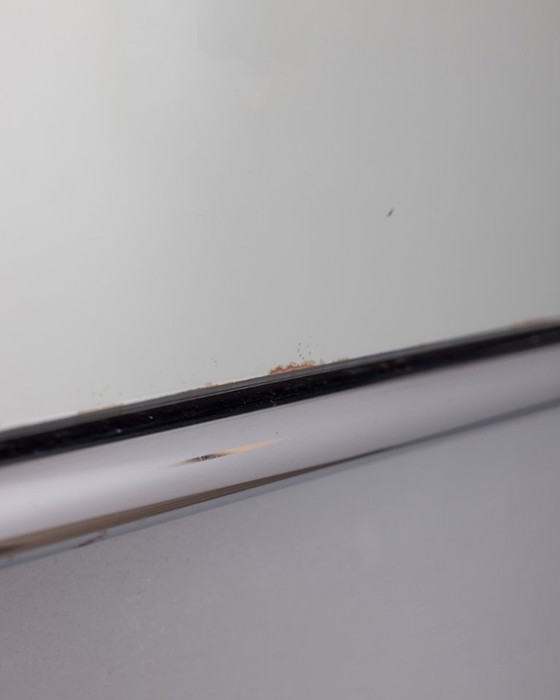 Image 1 of VINTAGE 1970S WALL MIRROR IN CHROME-PLATED METAL, ITALIAN DESIGN