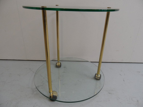 Image 1 of Vintage brass trolley