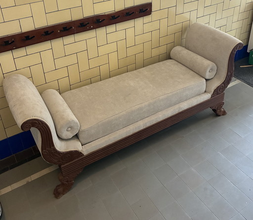 Divano antico in stile impero Bank