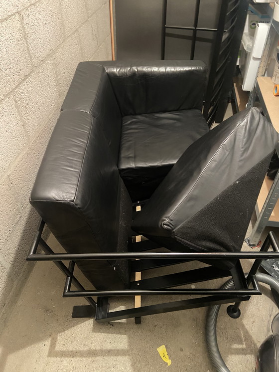 Image 1 of Harvink leren bankstel – 3-zits + 2-zits