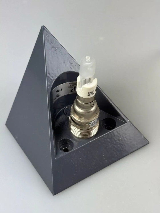 Image 1 of Lampada da parete a cubo Peill &amp; Putzler anni '60 e '70, applique in vetro ghiacciato, era spaziale