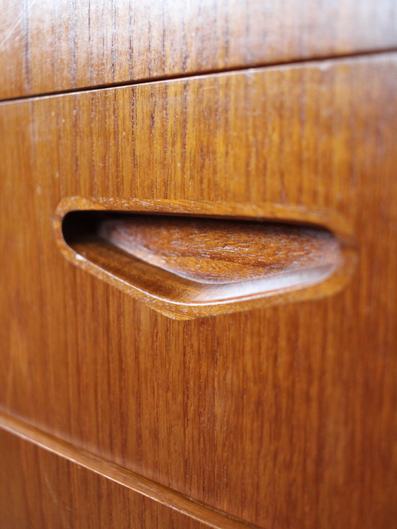 Image 1 of Vintage Danish chest of drawers in teak by Ølholm Møbelfabrik 