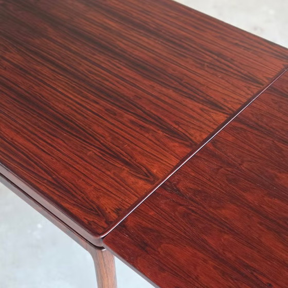 Johannes Andersen, Christian Linneberg, vintage Deense tafel, Andersen (Johannes), Eettafels, Hout, Bruin (foto 16 van 22)