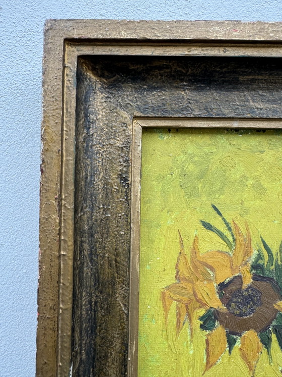 Gemälde Sonnenblumen nach Van Gogh – Gemälde & Zeichnungen, Wood (photo 5 of 15)