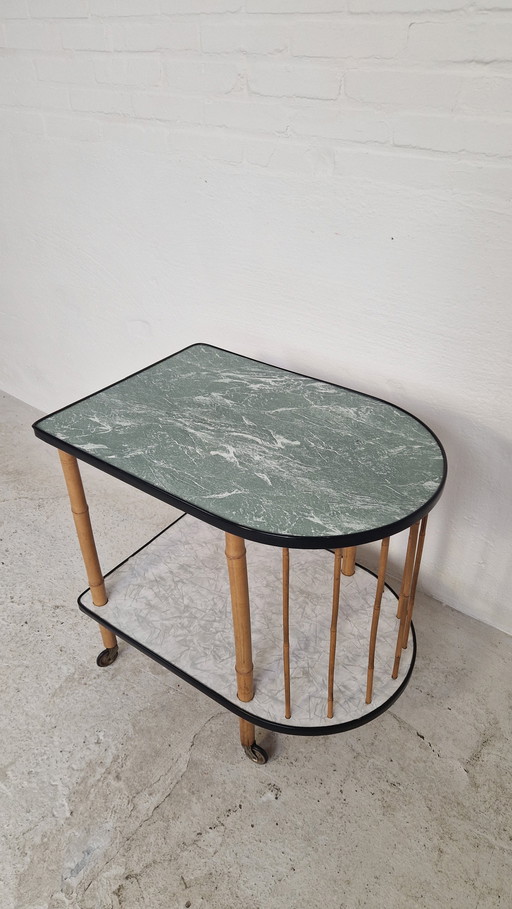 Tavolino o tavolo per bevande in stile bohémien vintage