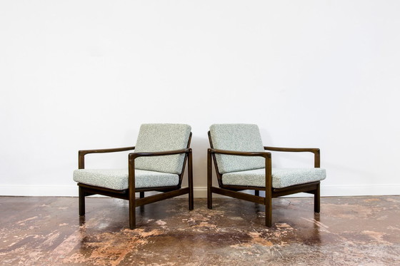 Image 1 of Mid Century Modern Club Chairs B7522 von Zenon Bączyk, Polen, 1960er Jahre, 2 Stück