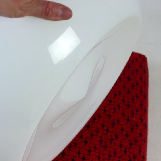 Image 1 of Enorme witte opaline plafondlamp, Tsjecho-Slowakije 1960