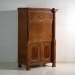 Antico secretaire Biedermeier in legno di noce – Austria, circa 1840 – Scrivanie, Brass (photo 6 of 40)