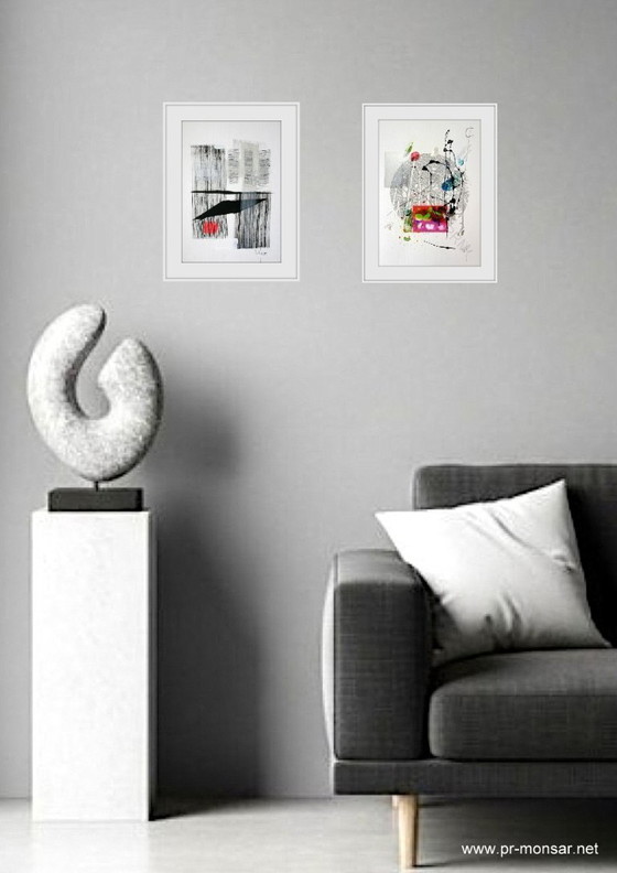 Image 1 of Artwork on paper, signed