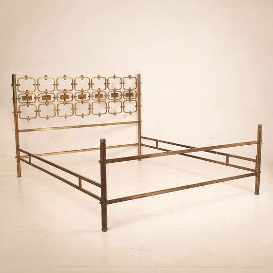 Image 1 of Letto In Ottone E Bronzo 8605 Di Osvaldo Borsani Per Borsani Varedo 1959