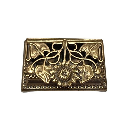 Caja de sellos de latón antiguo – decoratieve objecten, Brass (photo 2 of 5)