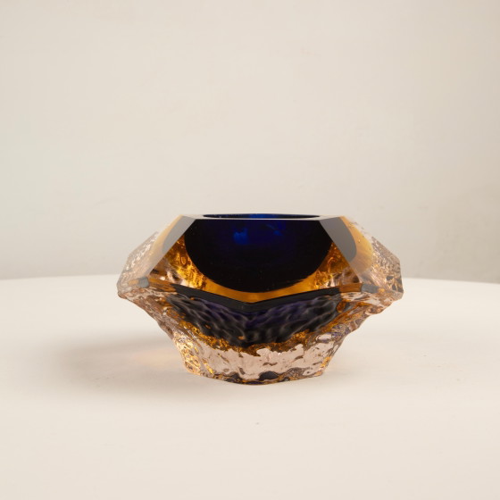 Cendrier sculptural en verre submergé par Gianfranco Mandruzzato Murano 1970 – Accessoires de table, Modern (photo 8 of 22)