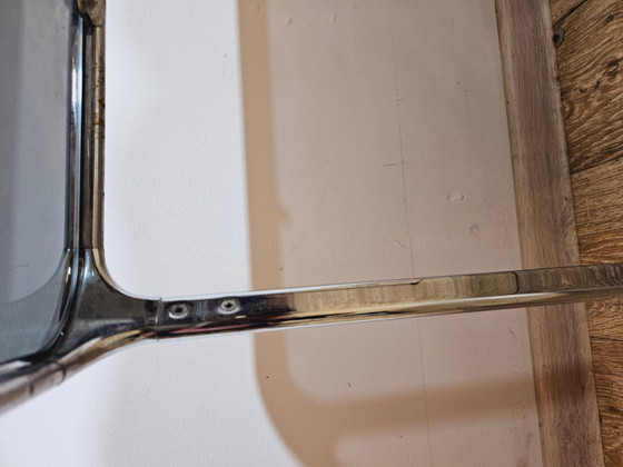 Mid-Century Modern Salontafel in chroom en rookglas, Italië, jaren 70 – Koffietafelboeken, Chrome (photo 17 of 19)