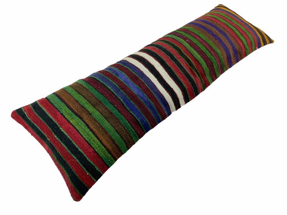 Image 1 of Unique Kilim & Carpet Cushion Cover – 120 x 40 cm