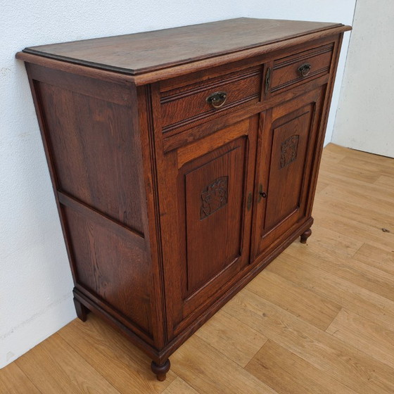 Image 1 of Credenza, cassettiera e comò antichi francesi vintage, mobili da bagno