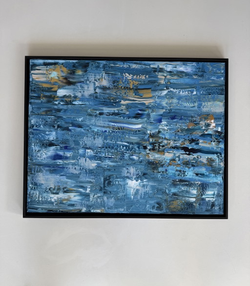 Artwork 90x70 incl. black floating frame