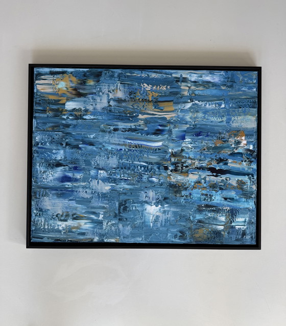 Image 1 of Artwork 90x70 incl. black floating frame