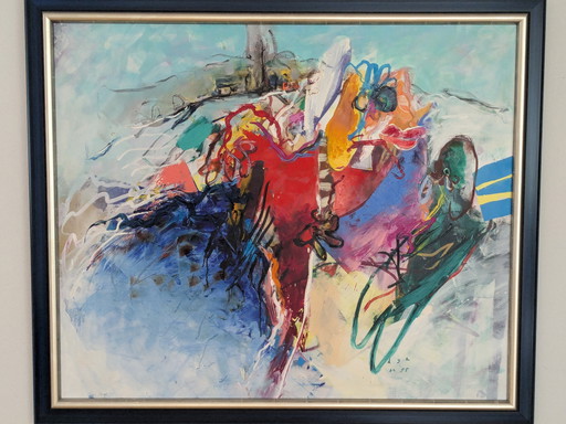 Pittura Martin van Dijk, cornice Ron de Hoog