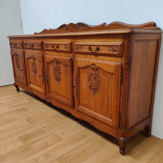 Image 1 of Vintage Country Louis XV wall cabinet, buffet cabinet, sideboard, chest of drawers