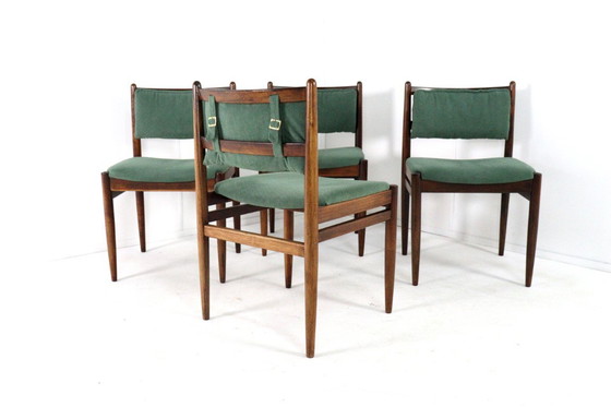 Image 1 of Ensemble de 4 chaises vintage en palissandre « Quern ».