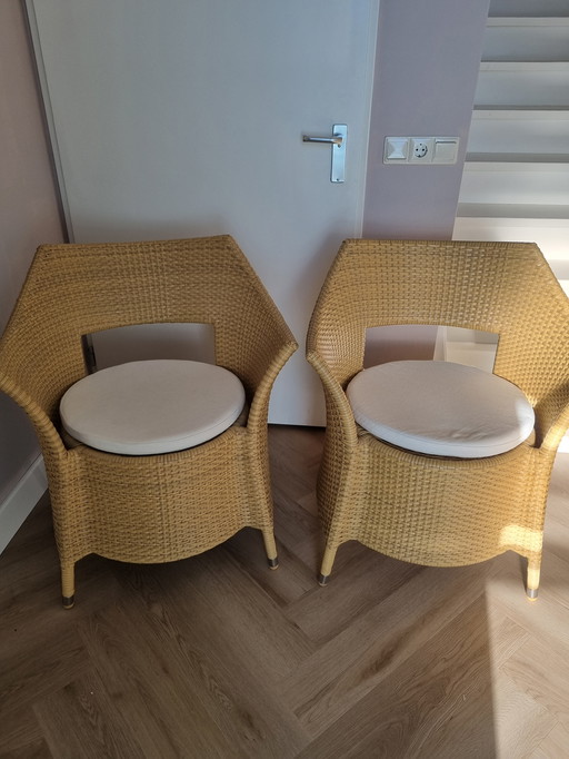 2 chaises de jardin Emu Dafne

