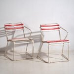 Chaises de jardin empilables antiques (c.1920). Lot de 2 pièces – Iron, Rustic (photo 6 of 28)