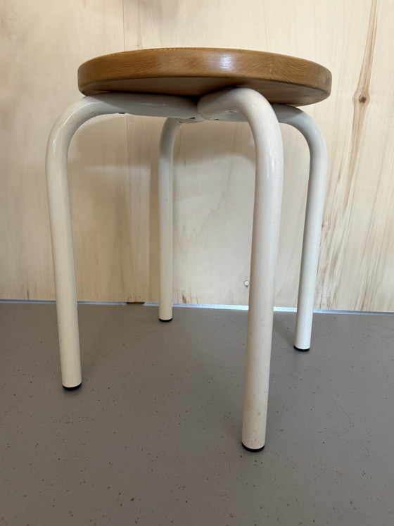 Sgabello vintage IKEA “Jerry” di Karin Mobring – Sgabelli, Metal, Wood (photo 3 of 6)