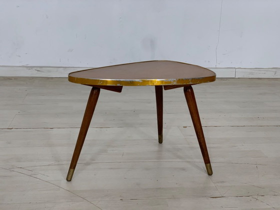 Image 1 of Mid Century Table haricot Table de fleur Table d'appoint Vintage