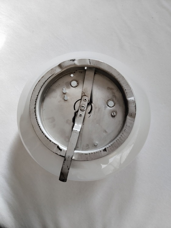 Vintage Mid-Century Opal Glass Ceiling Light / Wall Light – German Architectural Design (1960s) – Ceramic (photo 2 of 7)