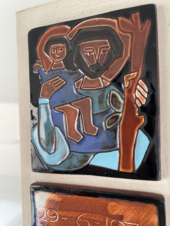 Image 1 of Keramische wandplaquette – Henk Potters