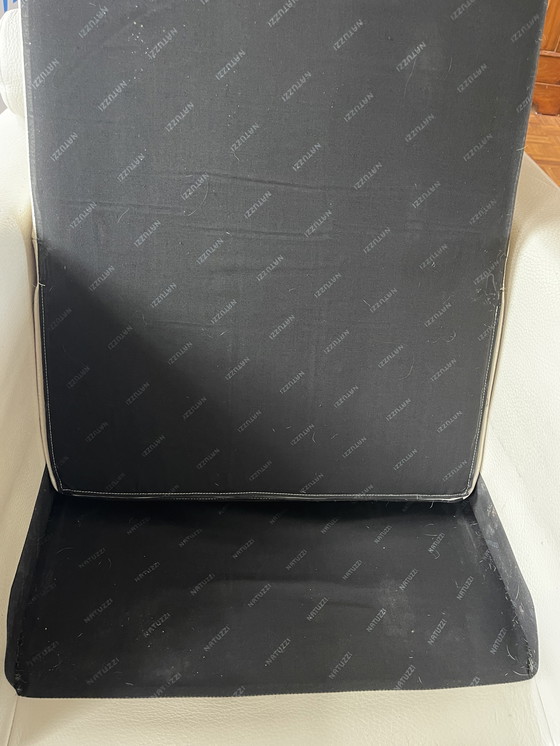 Image 1 of Natuzzi Suad – drehbarer Ledersessel auf Edelstahlgestell