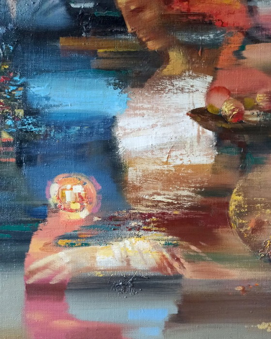 Original Oil Painting Abstract Figurative Expressionism New Day – Paintings & Drawings, Canvas (photo 7 of 11)