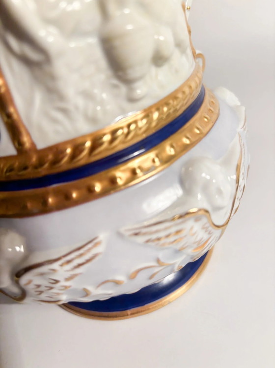 Capodimonte Porcelain Teapot, Bronze and Pure Gold, Late 19th Century – Table accessories (photo 16 of 16)