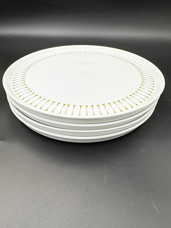 Image 1 of 4 x Porzellanteller Melitta Hamburg 1970er Jahre