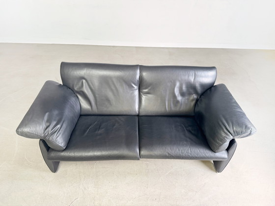 Image 1 of Divano originale De Sede DS 10/23 a due posti in pelle nera